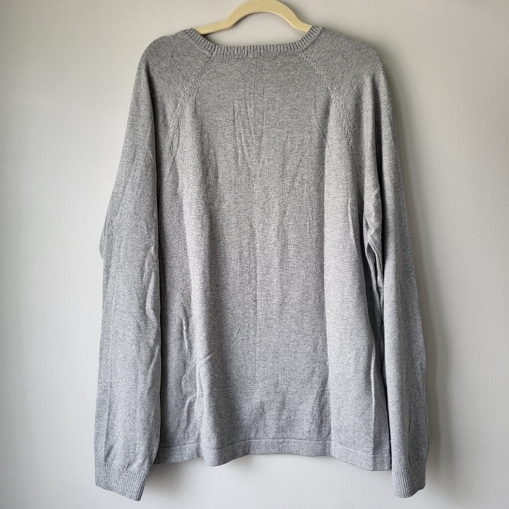 Tristan men's long sleeved Casual lightweight Layering crew neck knit sweater. - Picture 2 of 11